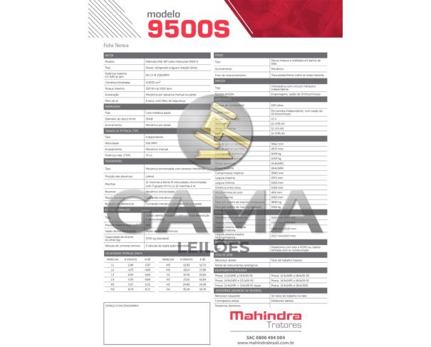 Foto de TRATOR MAHINDRA 9500S – ANO 2021