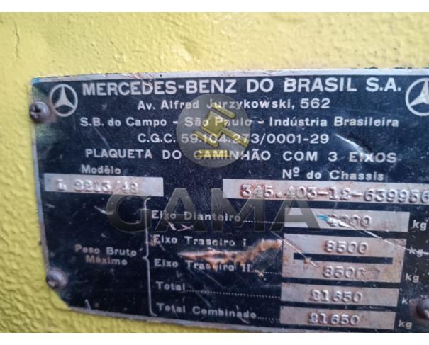 Foto de MERCEDES BENZ 2213 - ANO 1984 COM ACOPLAMENTO BOMBEIRO GASCOM DE 14.000 L
