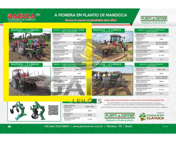 Foto de PLANTADORA DE MANDIOCA PLANTI CENTER - 2 LINHAS
