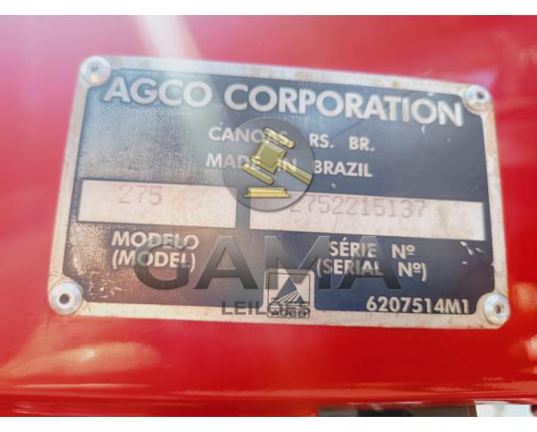 Foto de TRATOR MASSEY FERGUSON 275 – ANO 1990